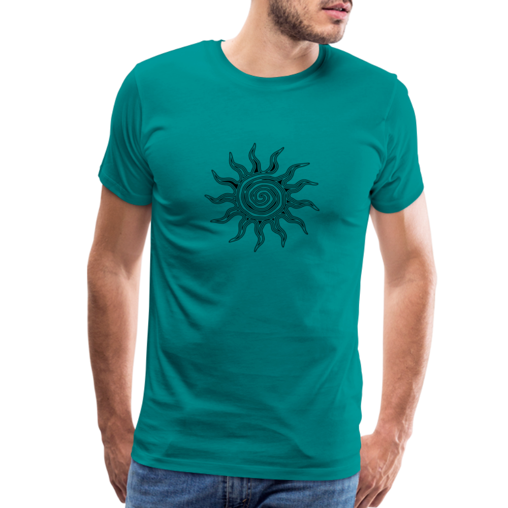 Sunrise Men's Premium T-Shirt - teal