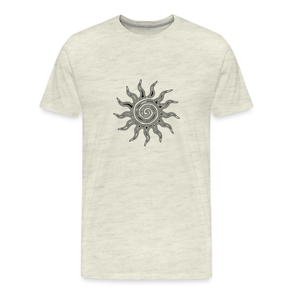 Sunrise Men's Premium T-Shirt - heather oatmeal