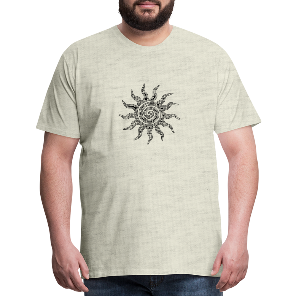 Sunrise Men's Premium T-Shirt - heather oatmeal