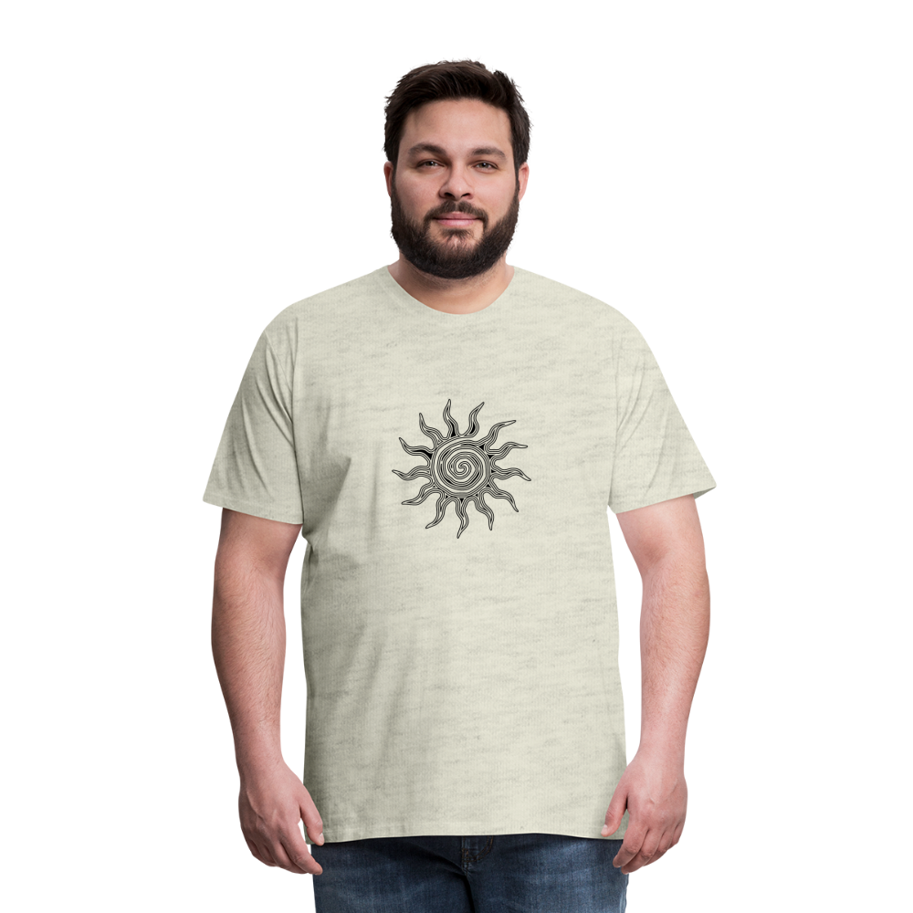 Sunrise Men's Premium T-Shirt - heather oatmeal