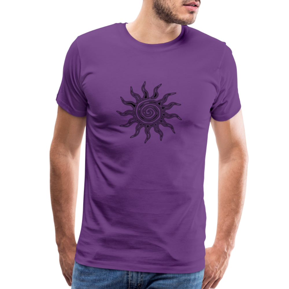 Sunrise Men's Premium T-Shirt - purple