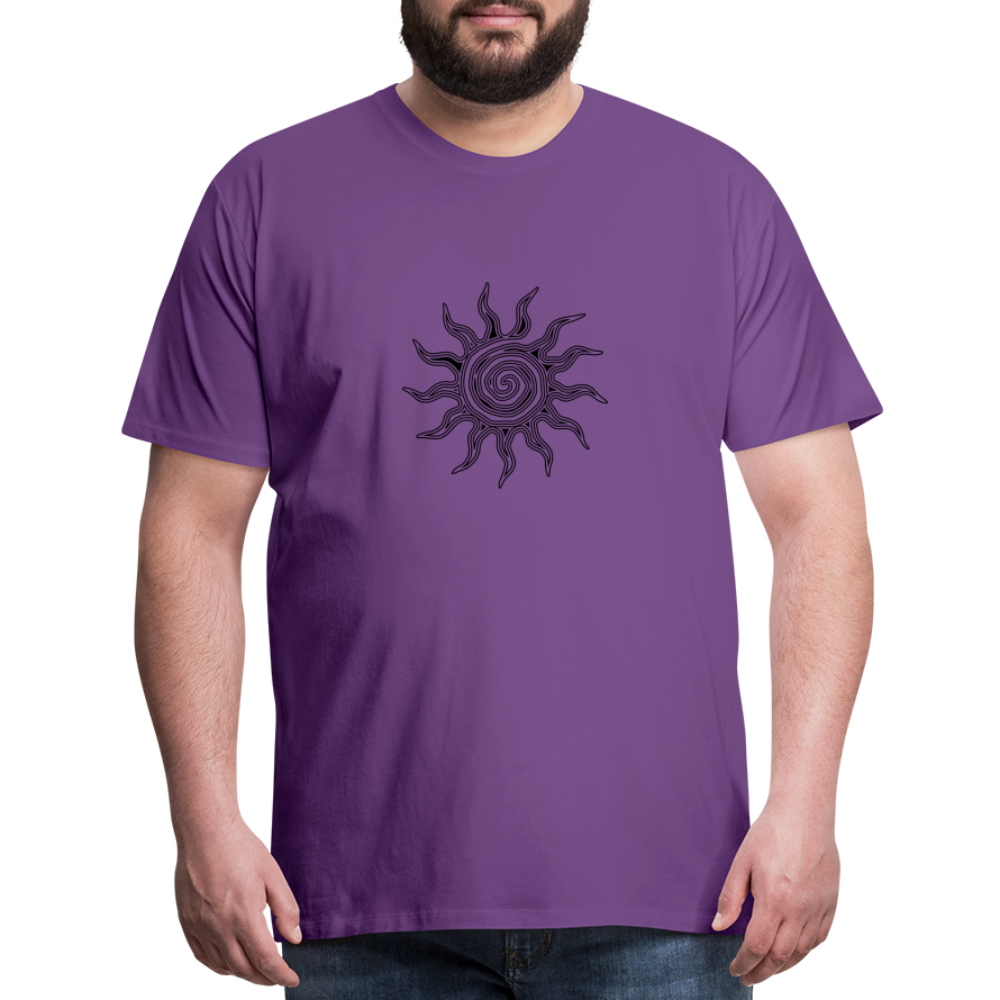 Sunrise Men's Premium T-Shirt - purple