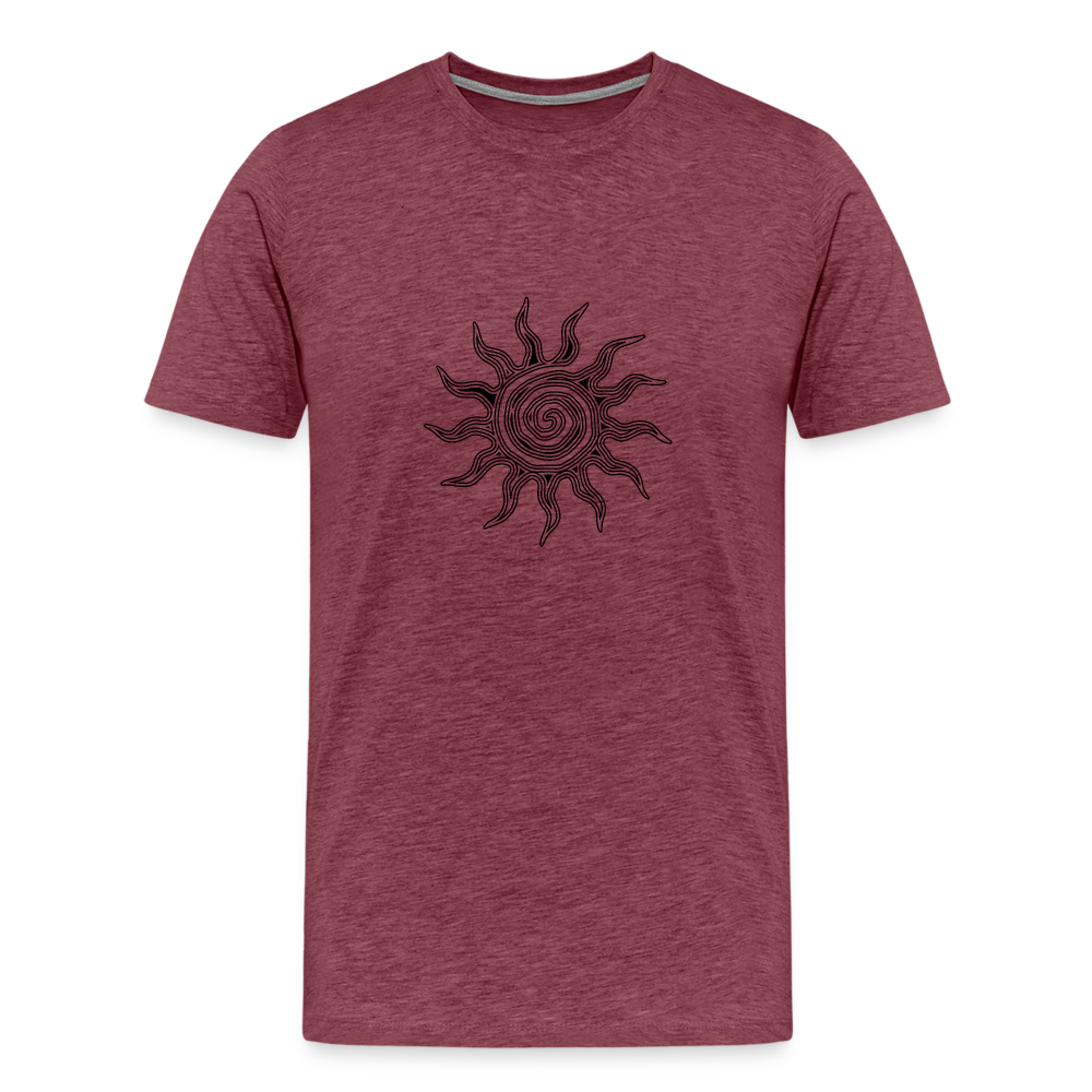 Sunrise Men's Premium T-Shirt - heather burgundy