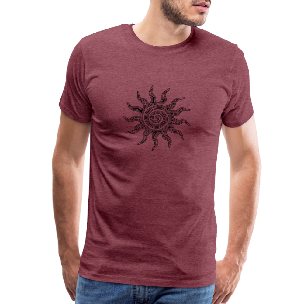 Sunrise Men's Premium T-Shirt - heather burgundy