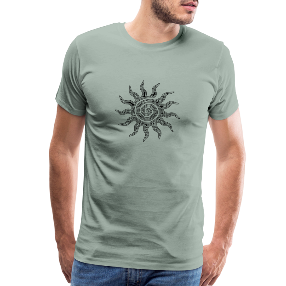 Sunrise Men's Premium T-Shirt - steel green