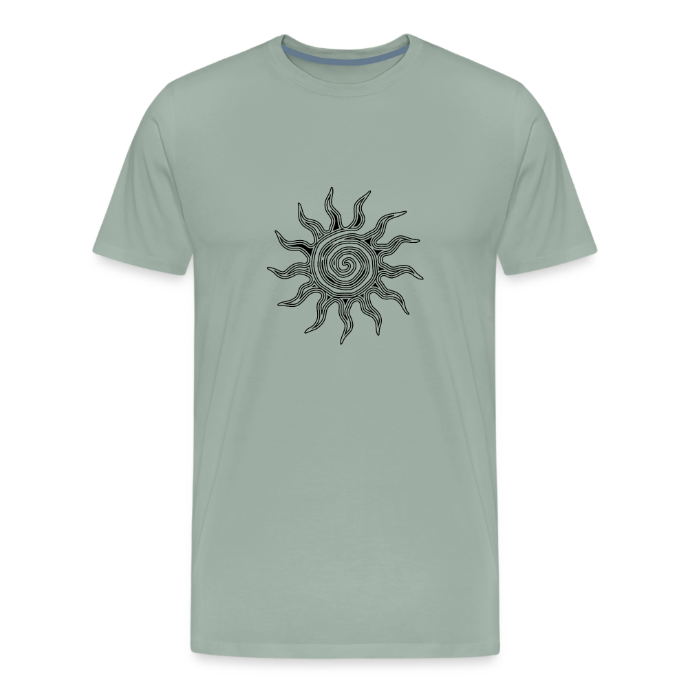 Sunrise Men's Premium T-Shirt - steel green