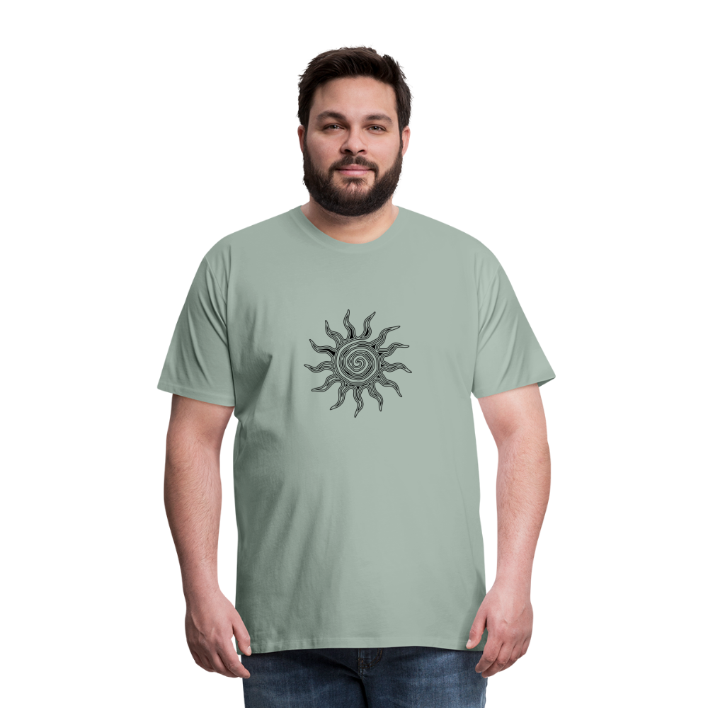 Sunrise Men's Premium T-Shirt - steel green