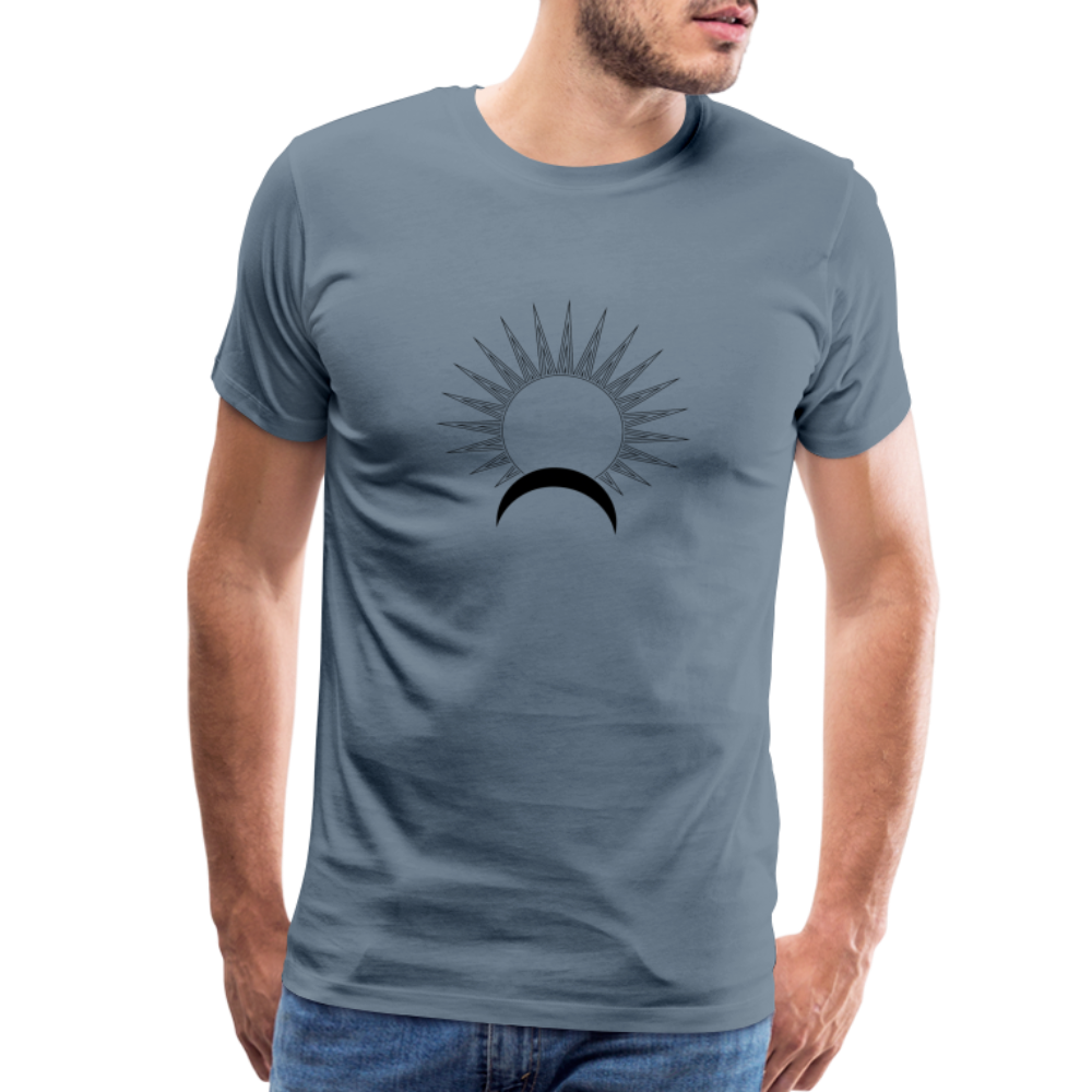 Satellite II Men's Premium T-Shirt - steel blue