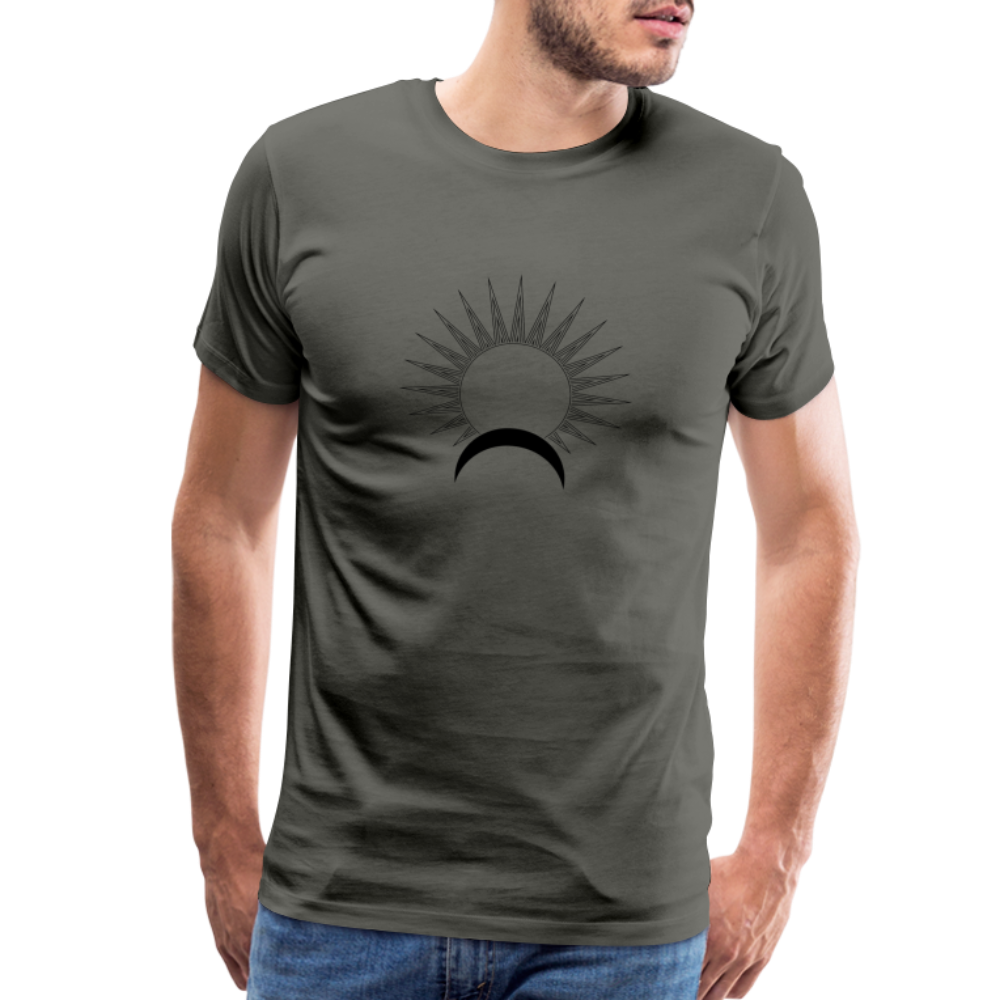 Satellite II Men's Premium T-Shirt - asphalt gray