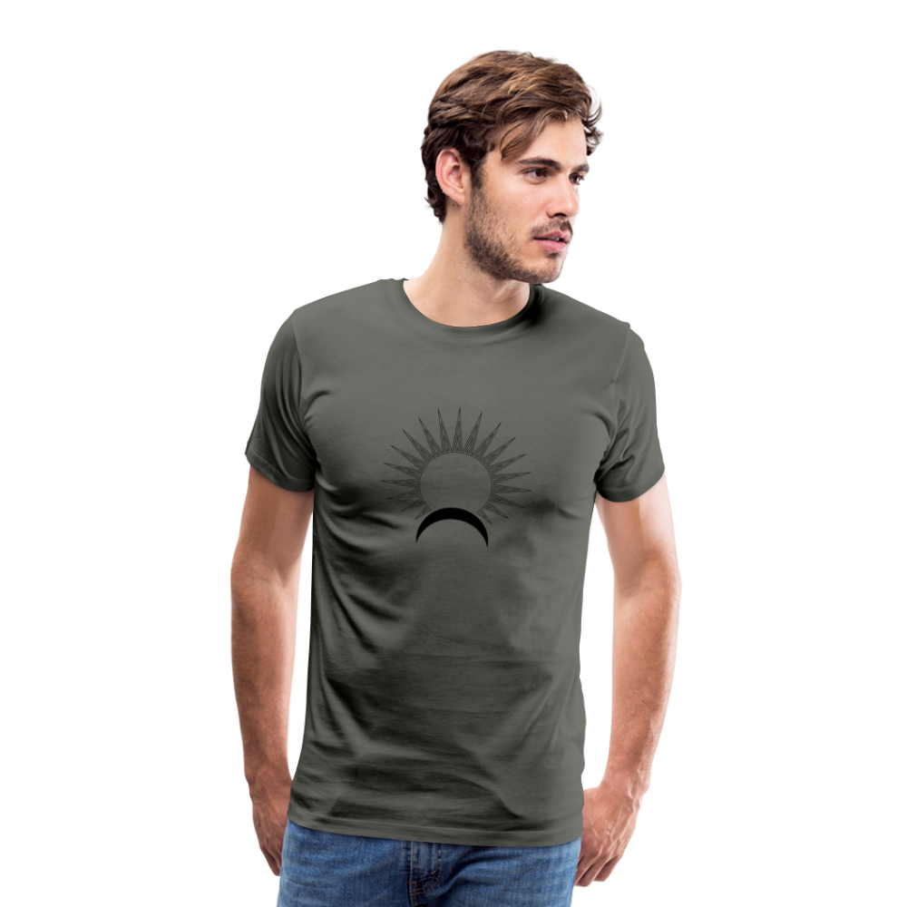 Satellite II Men's Premium T-Shirt - asphalt gray