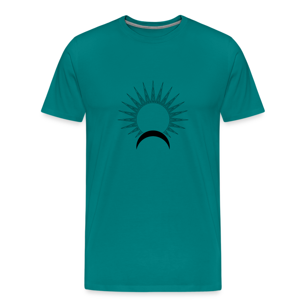 Satellite II Men's Premium T-Shirt - teal