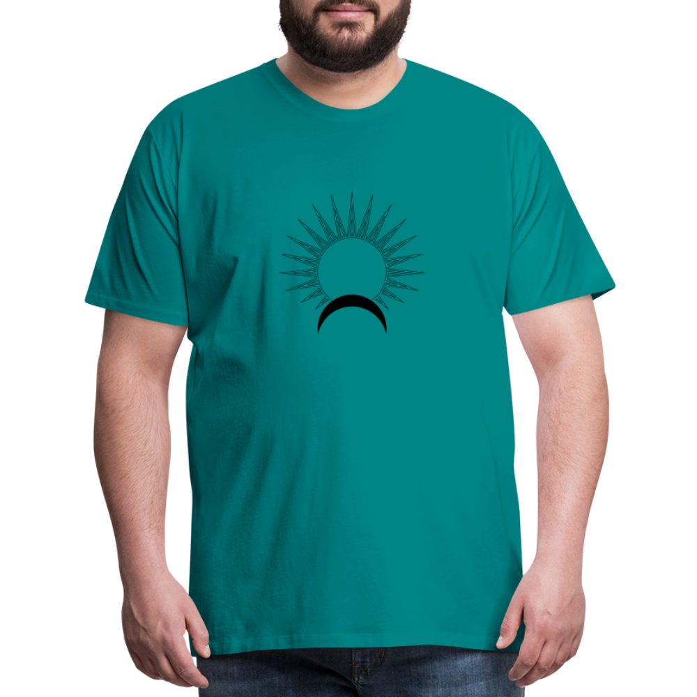 Satellite II Men's Premium T-Shirt - teal