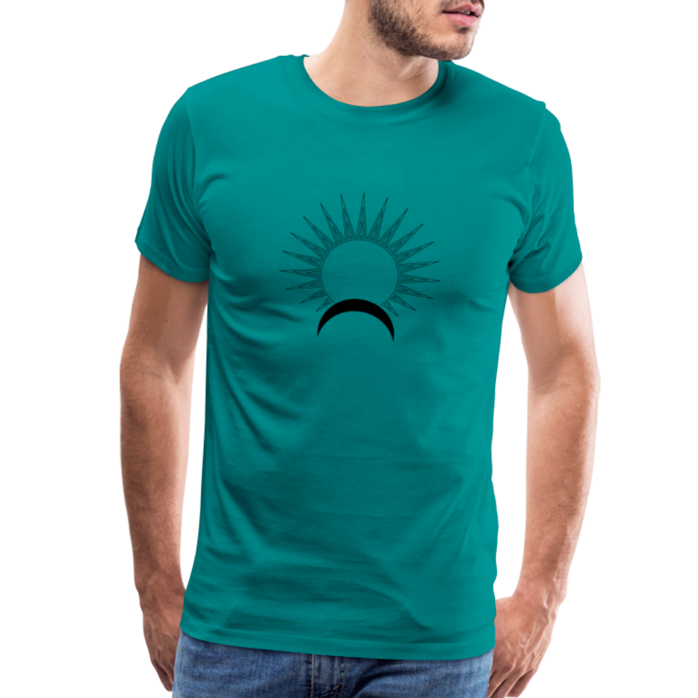 Satellite II Men's Premium T-Shirt - teal