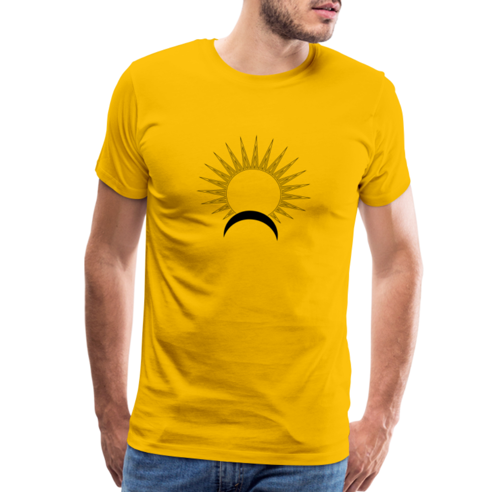 Satellite II Men's Premium T-Shirt - sun yellow