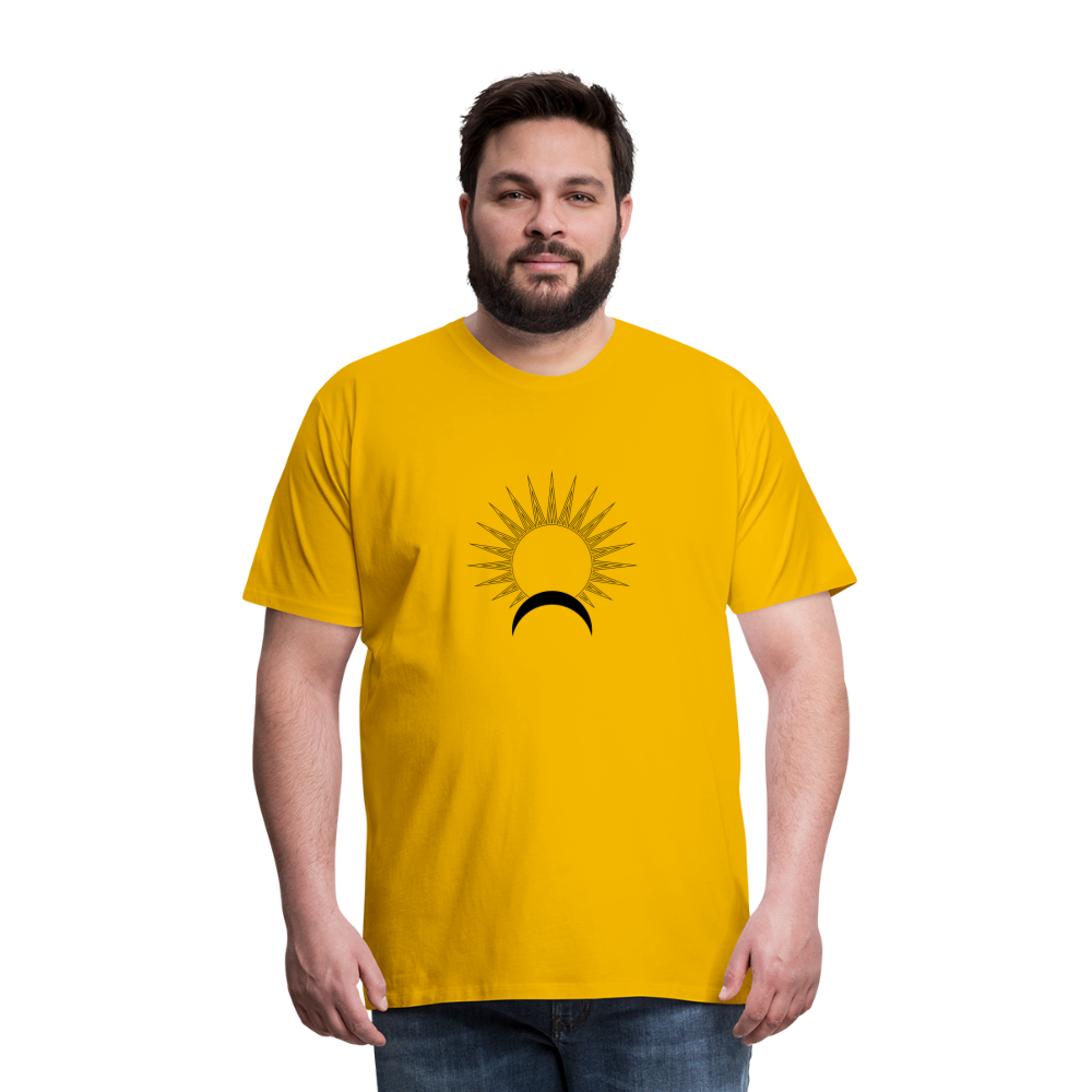 Satellite II Men's Premium T-Shirt - sun yellow