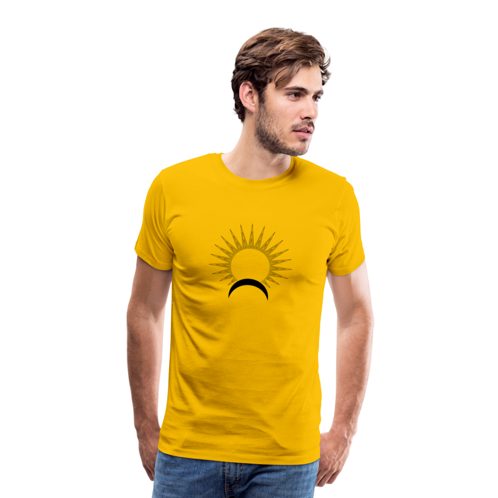 Satellite II Men's Premium T-Shirt - sun yellow