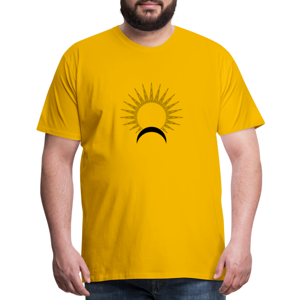 Satellite II Men's Premium T-Shirt - sun yellow