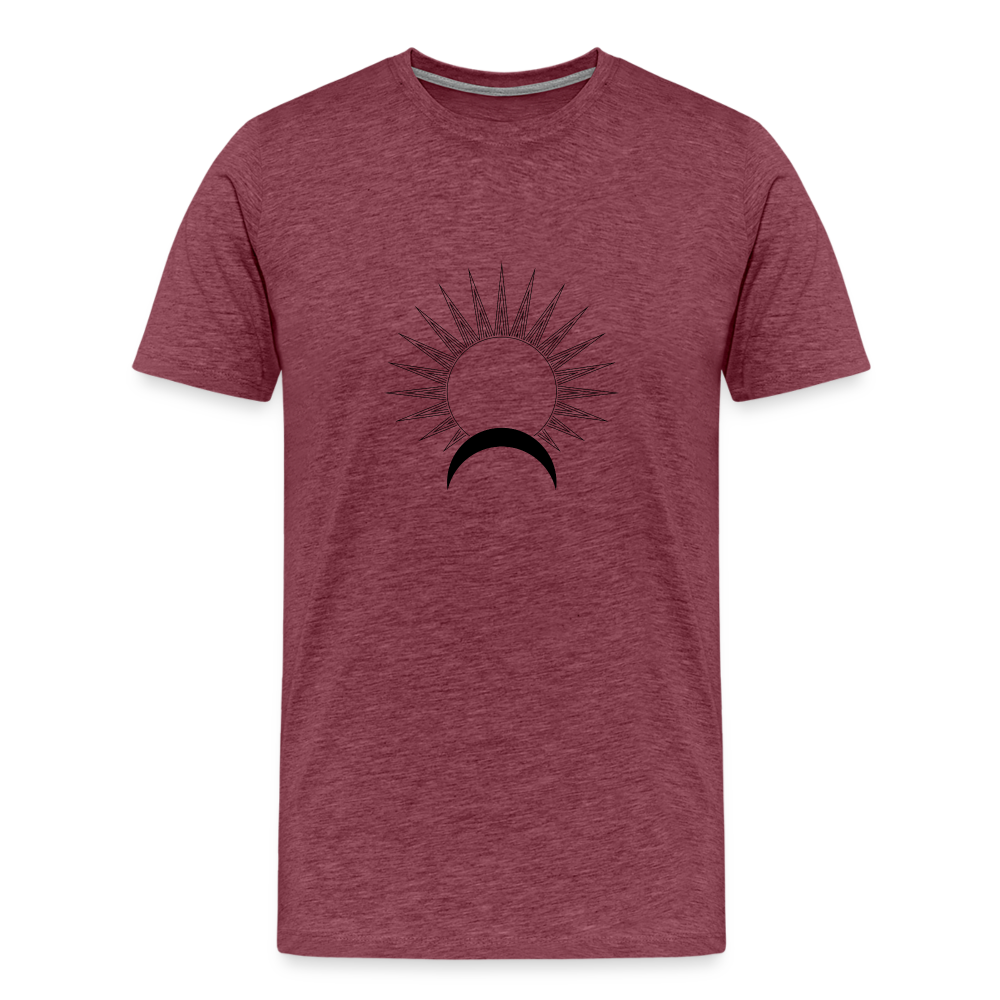 Satellite II Men's Premium T-Shirt - heather burgundy