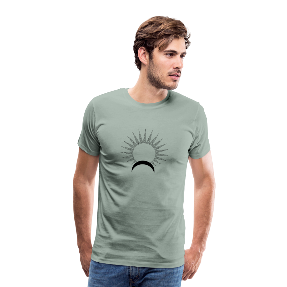 Satellite II Men's Premium T-Shirt - steel green