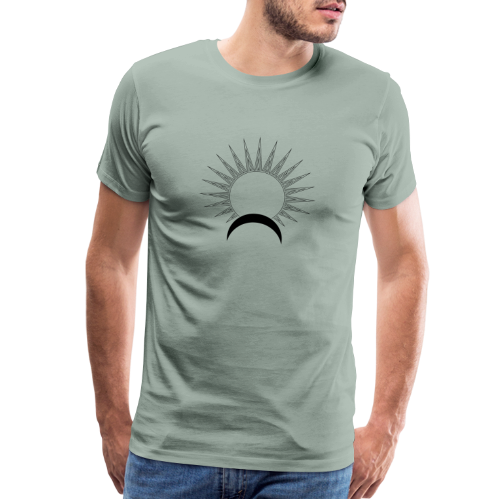 Satellite II Men's Premium T-Shirt - steel green