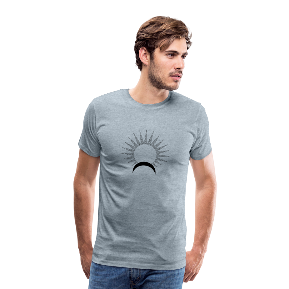 Satellite II Men's Premium T-Shirt - heather ice blue