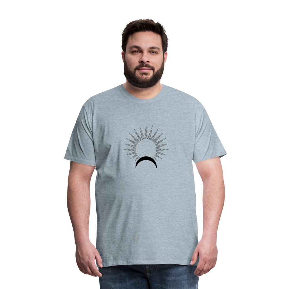 Satellite II Men's Premium T-Shirt - heather ice blue