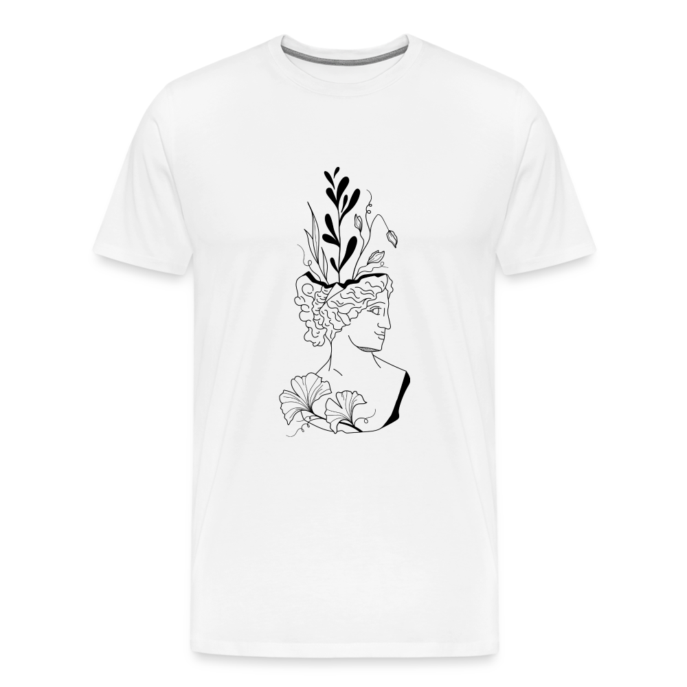 Smirk Men's Premium T-Shirt - white