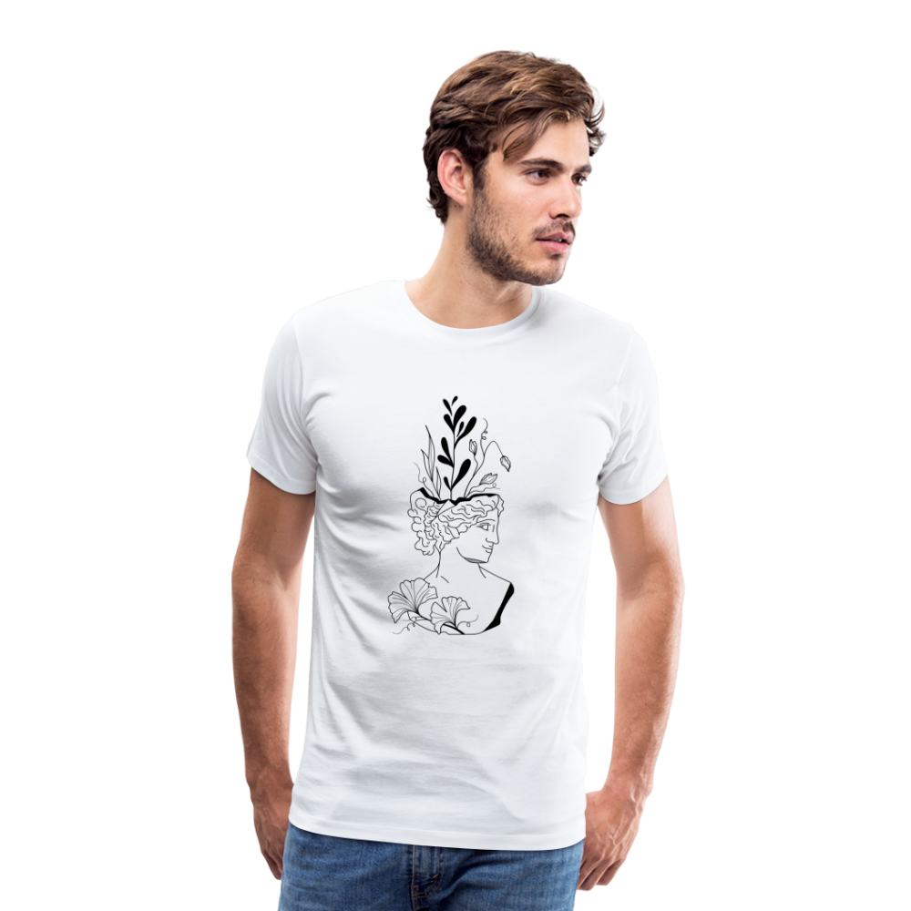 Smirk Men's Premium T-Shirt - white