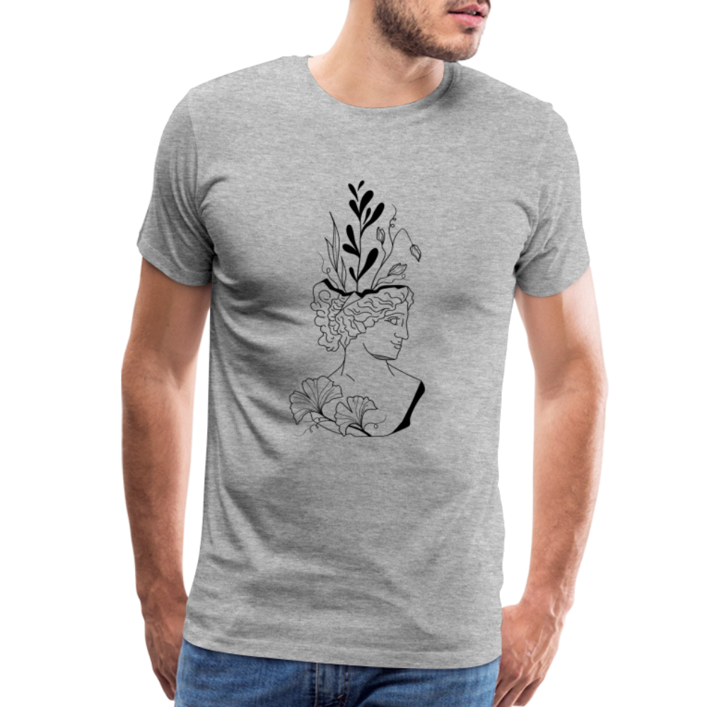 Smirk Men's Premium T-Shirt - heather gray