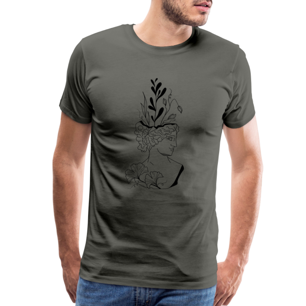 Smirk Men's Premium T-Shirt - asphalt gray