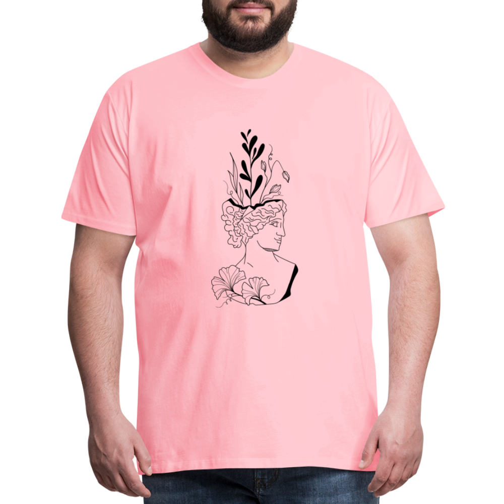 Smirk Men's Premium T-Shirt - pink