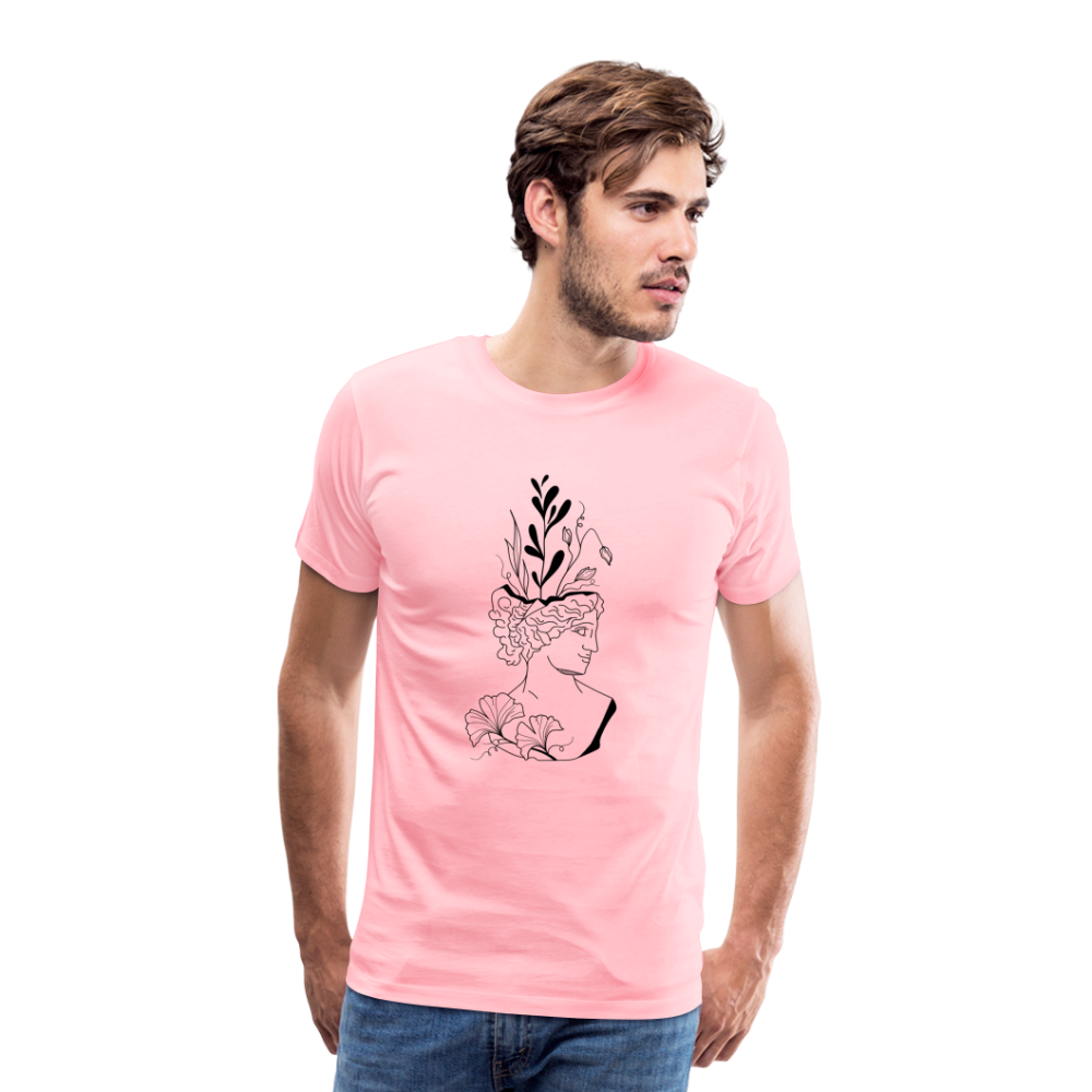 Smirk Men's Premium T-Shirt - pink