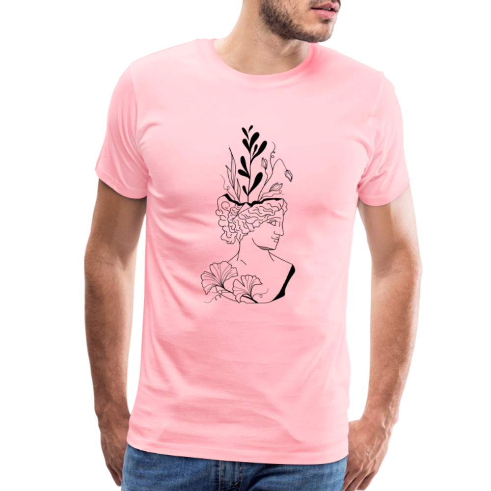 Smirk Men's Premium T-Shirt - pink