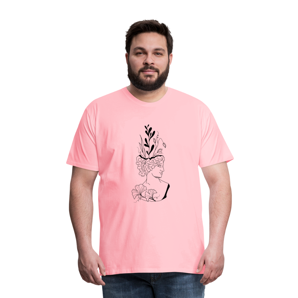 Smirk Men's Premium T-Shirt - pink