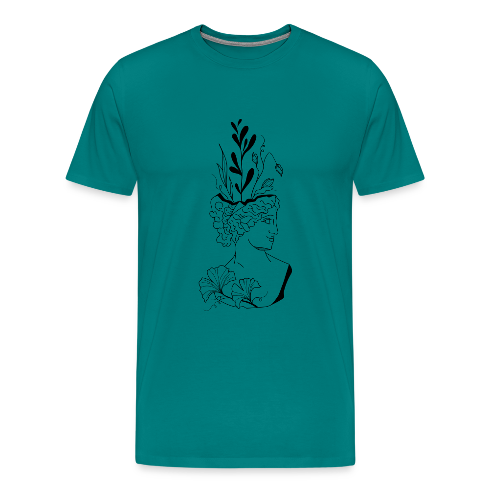 Smirk Men's Premium T-Shirt - teal