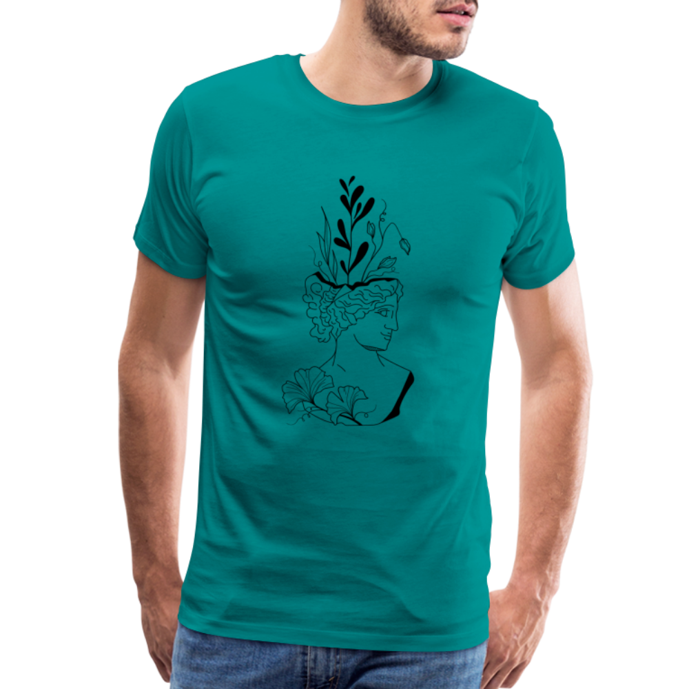 Smirk Men's Premium T-Shirt - teal