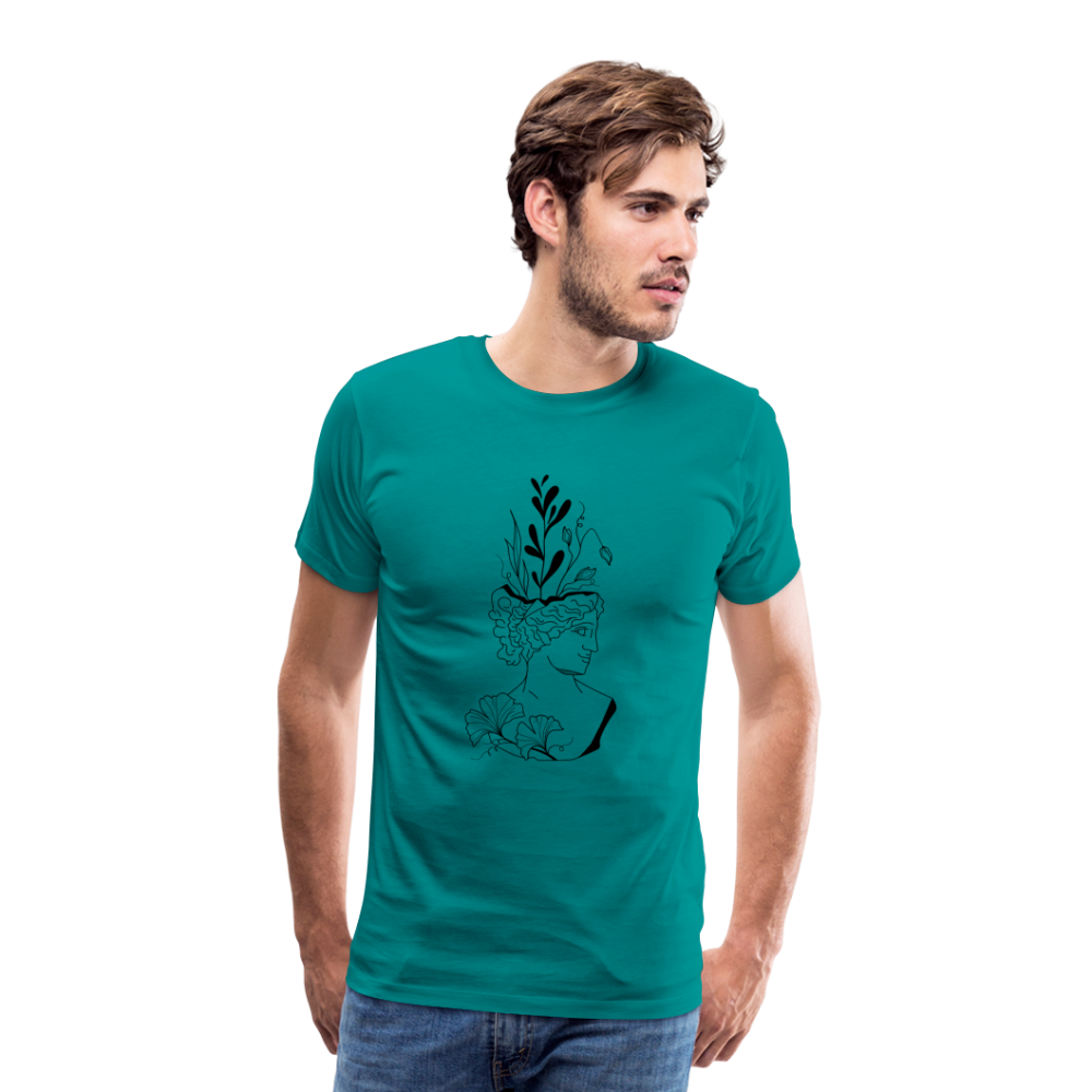 Smirk Men's Premium T-Shirt - teal