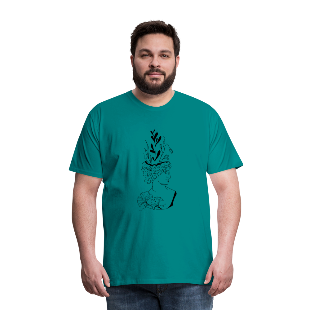 Smirk Men's Premium T-Shirt - teal