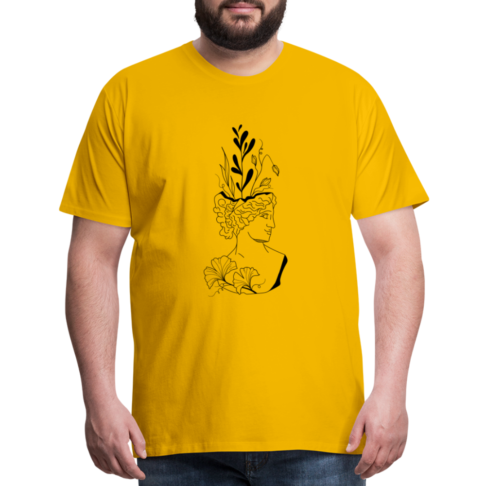 Smirk Men's Premium T-Shirt - sun yellow