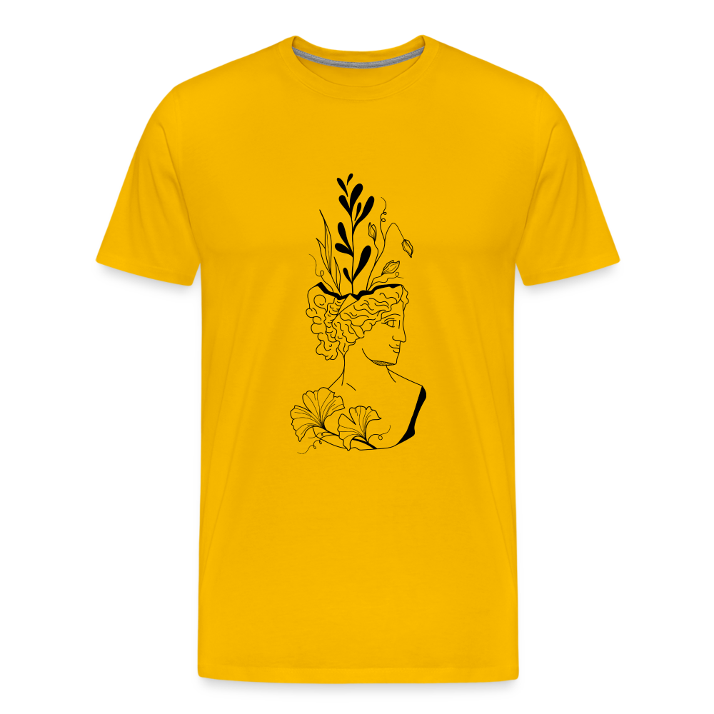 Smirk Men's Premium T-Shirt - sun yellow