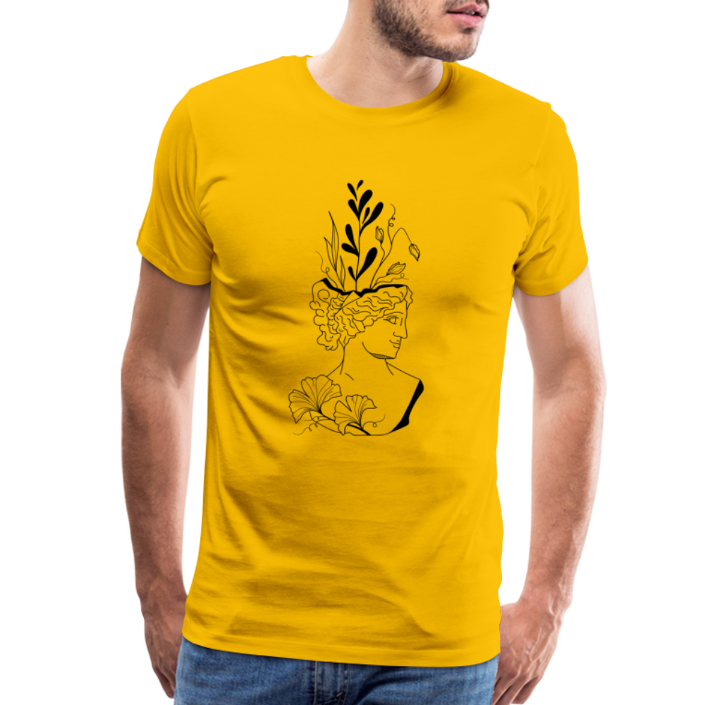 Smirk Men's Premium T-Shirt - sun yellow