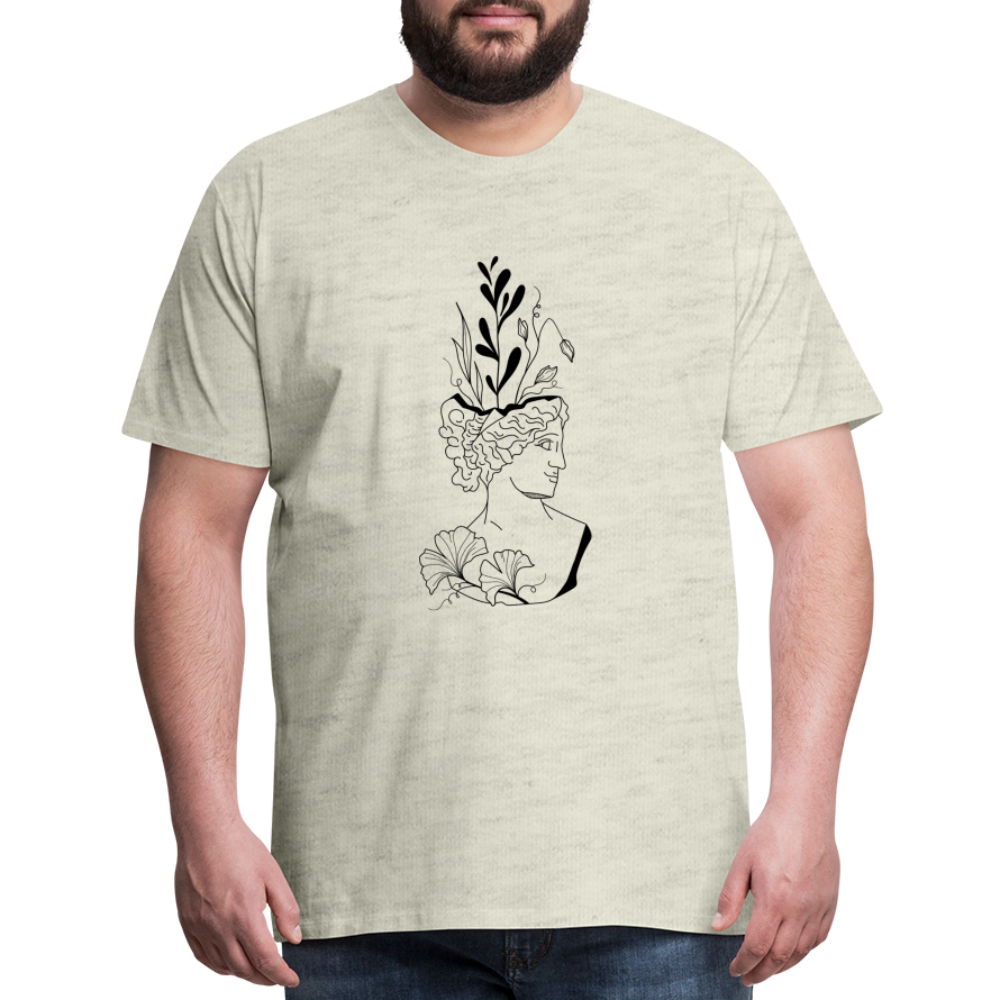 Smirk Men's Premium T-Shirt - heather oatmeal