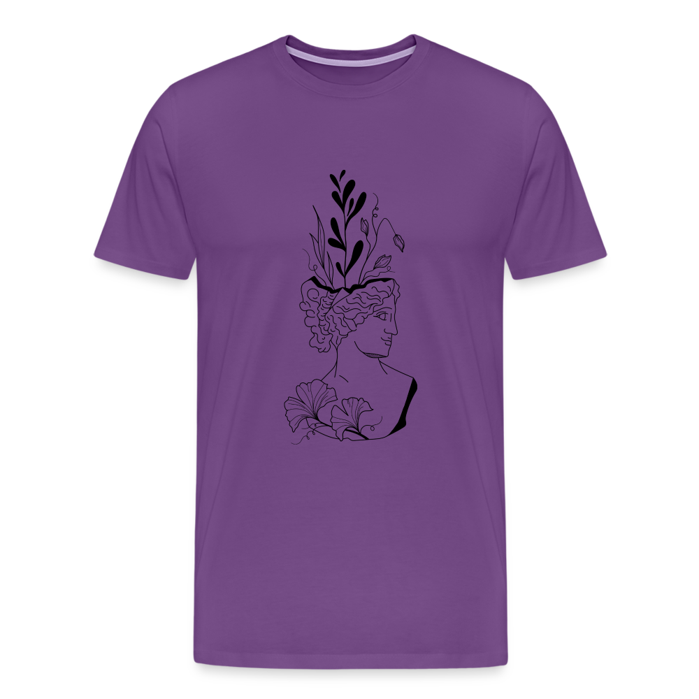 Smirk Men's Premium T-Shirt - purple