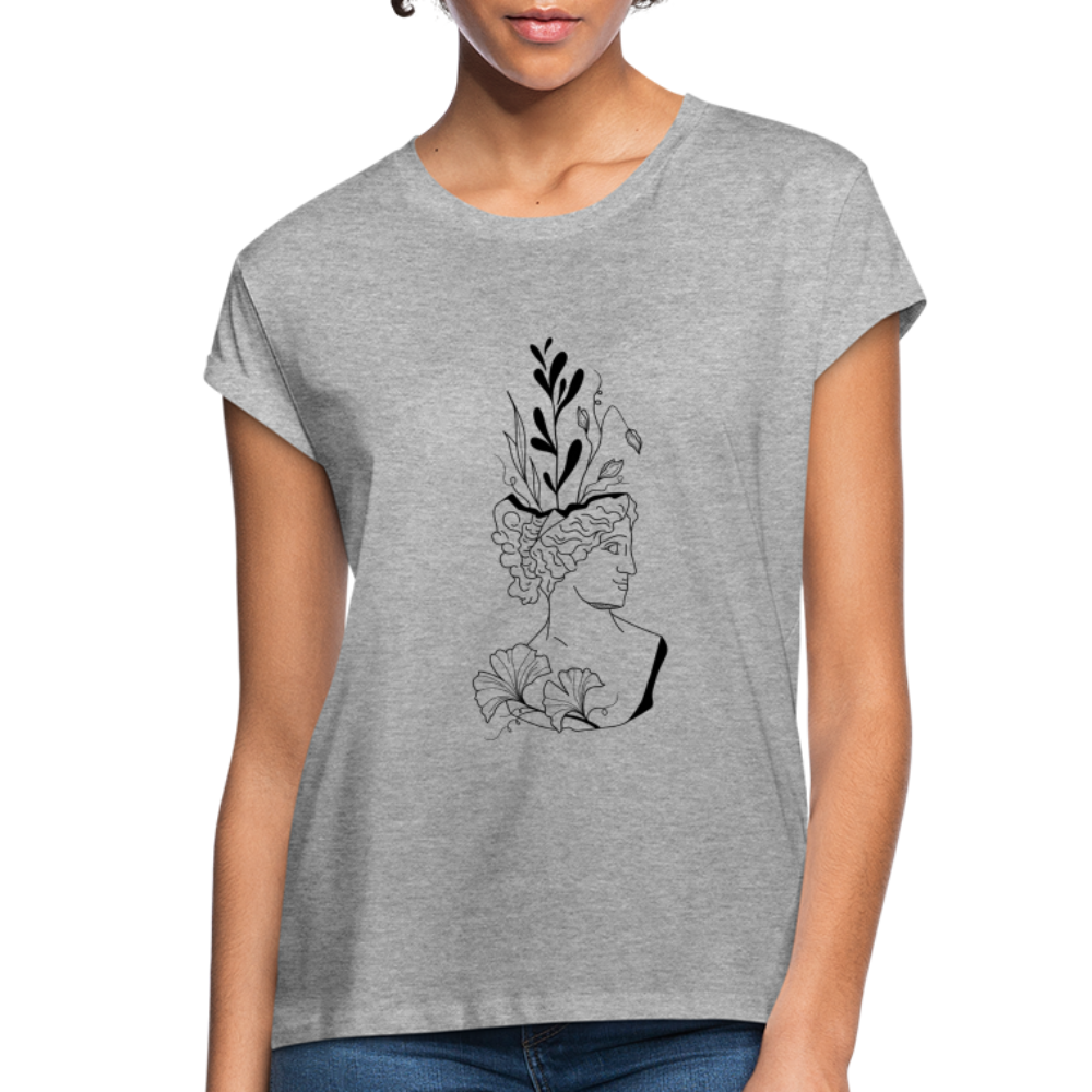 Smirk Women's Relaxed Fit T-Shirt - heather gray