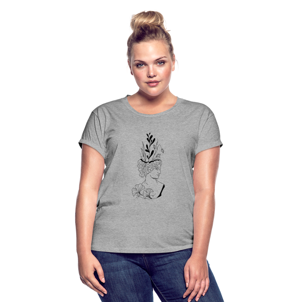 Smirk Women's Relaxed Fit T-Shirt - heather gray