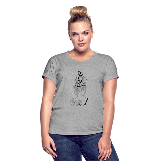 Smirk Women's Relaxed Fit T-Shirt - heather gray