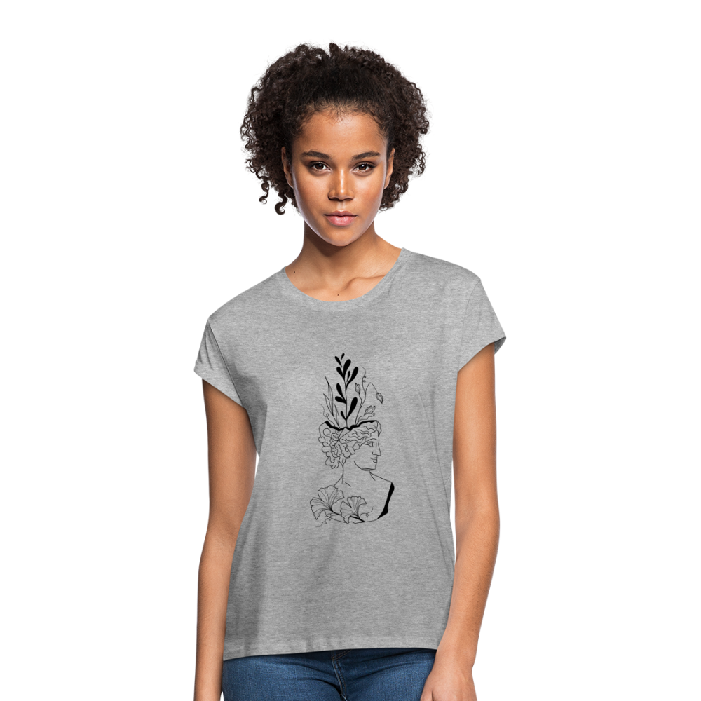 Smirk Women's Relaxed Fit T-Shirt - heather gray