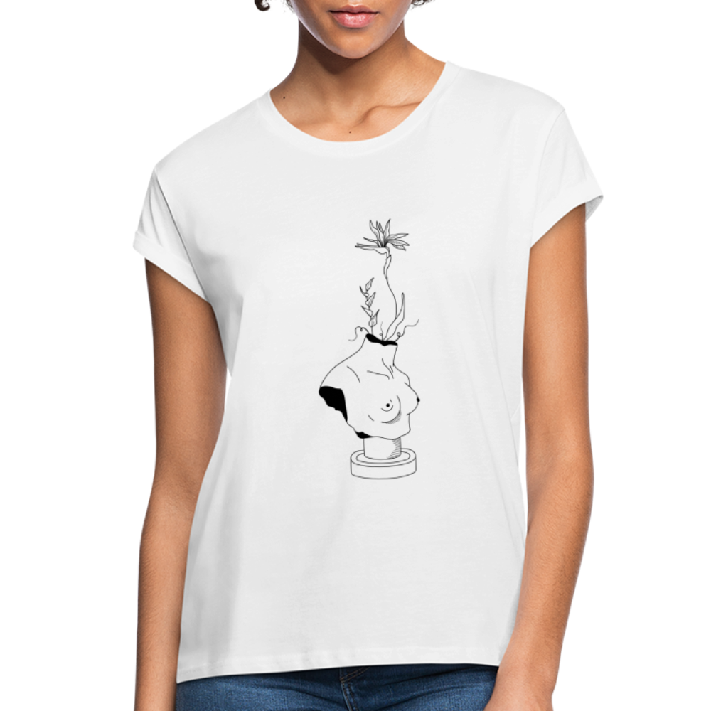 Femme Women's Relaxed Fit T-Shirt - white