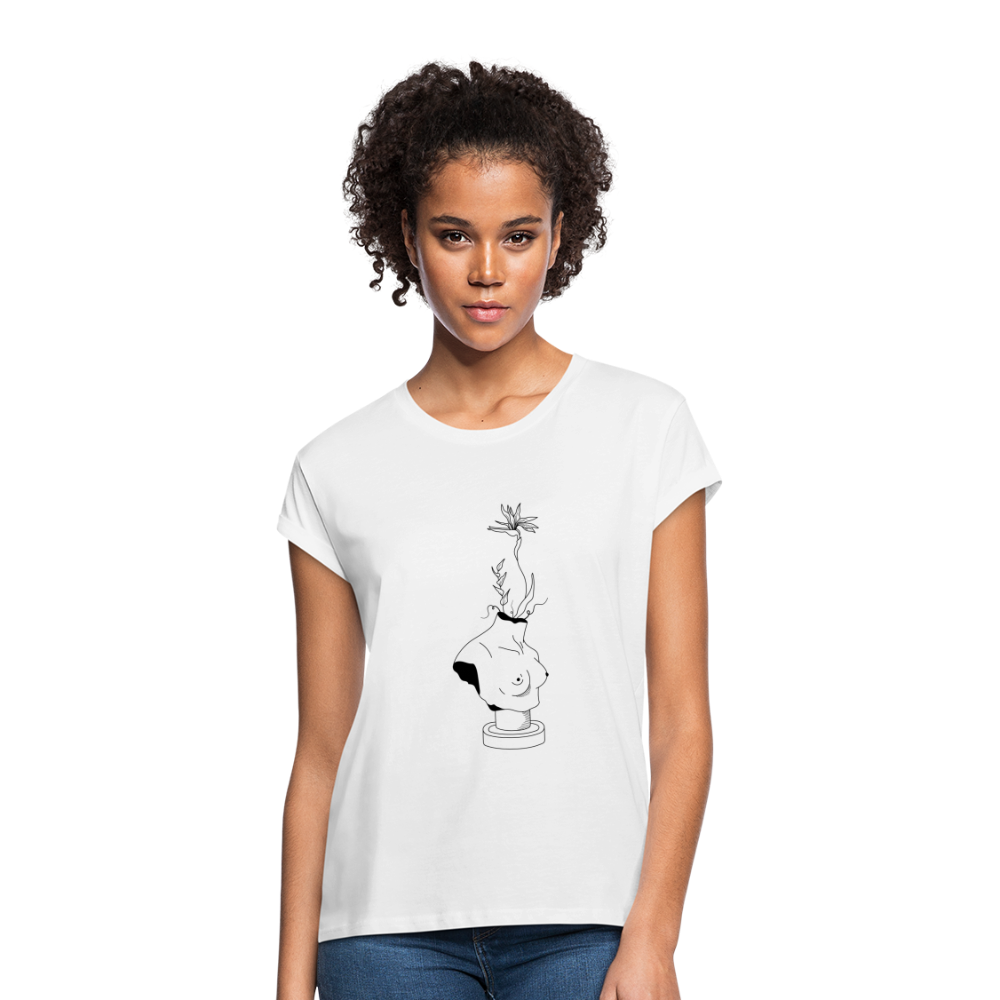 Femme Women's Relaxed Fit T-Shirt - white