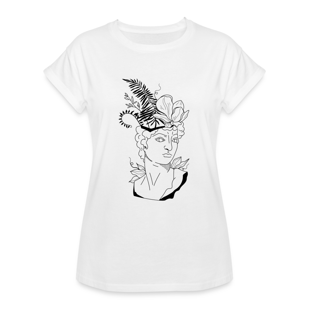 Fern Women's Relaxed Fit T-Shirt - white